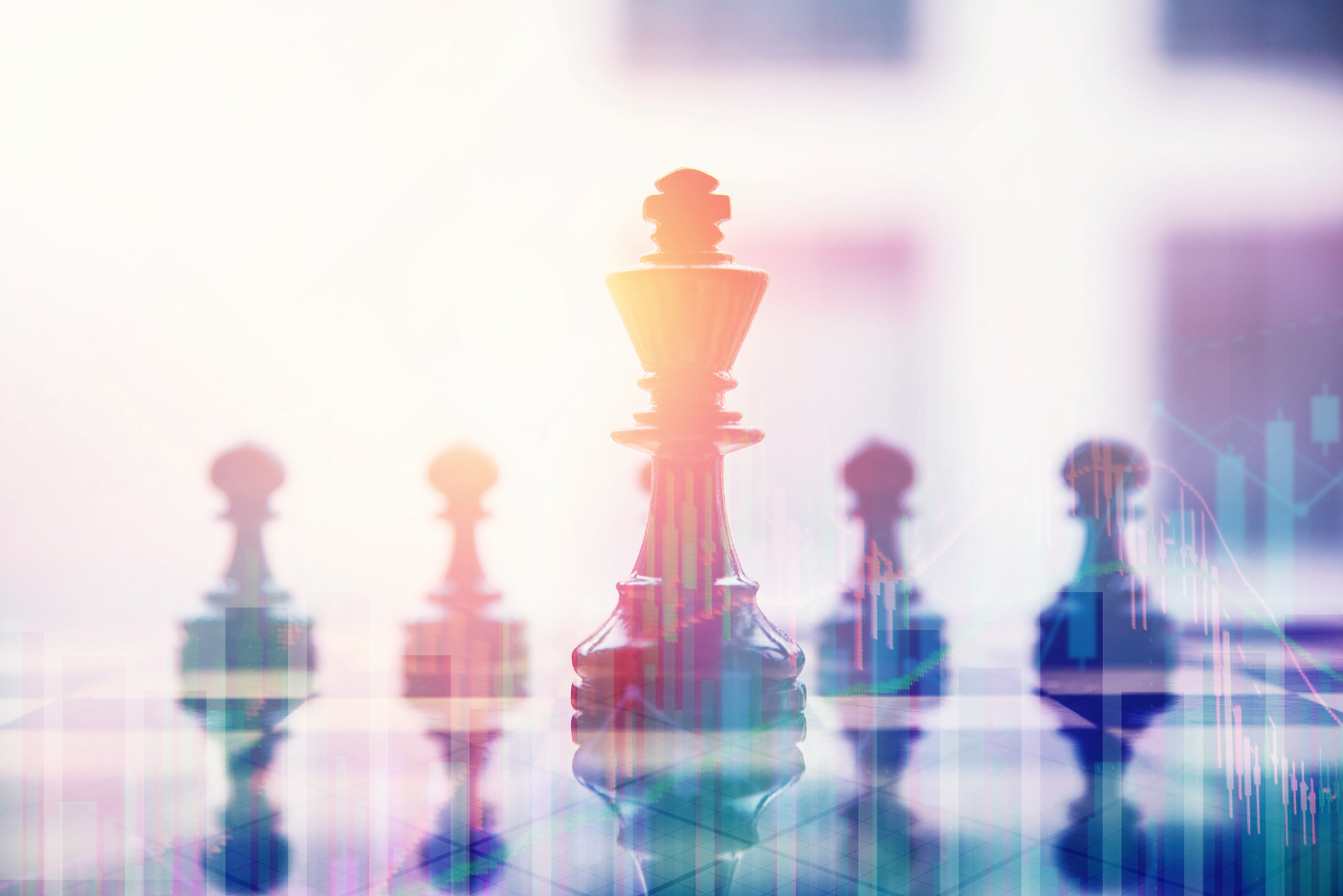 Image of chess pieces signifying pricing strategy